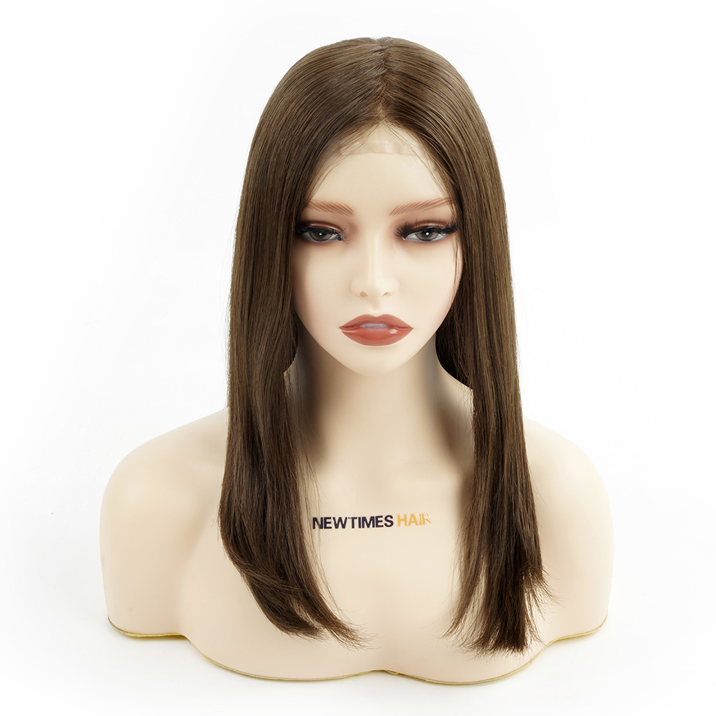 NATALIE Medizinische Perücken Premium Mongolisches Remy Haar für kaukasische Frauen Newtimes Hair (2)